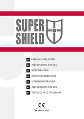 Super Shield 20019336 Instructions For Use Manual