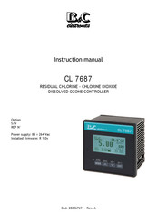 B&C CL 7687 Instruction Manual