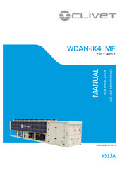 CLIVET WDAN-iK4 MF 220,2 Manual