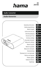 Hama 00205198 Operating Instructions Manual