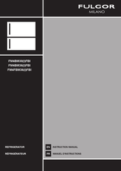 Fulgor Milano FM4BM36IFBI Instruction Manual