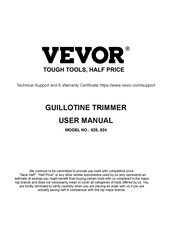 VEVOR 825 User Manual
