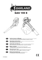 Garland GAS 159 E Operating Instructions Manual