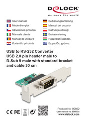 DeLOCK 90892 User Manual