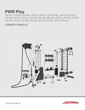 Life Fitness PWR Play LPP-TP Owner's Manual