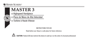 Henry Schein Master 3 Mini Instructions For Use Manual