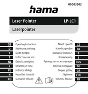 Hama LP-LC1 Operating Instructions Manual