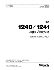 Tektronix 1241 Service Manual