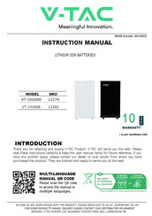V-TAC VT-10240W Instruction Manual