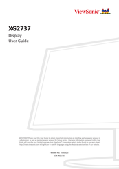 ViewSonic XG2737 User Manual