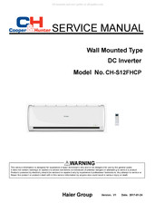 Haier Cooper & Hunter CH-S12FHCP Service Manual