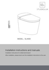 STUDIOLUX SLi4500 Installation Instructions And Manual