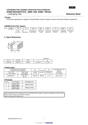Murata GCM2165C2A221FA16D Reference Sheet