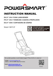 Powersmart B8721P Instruction Manual