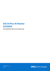 Dell 34 Plus Simplified Service Manual