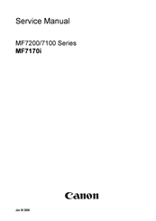 Canon MF7200 Series Service Manual