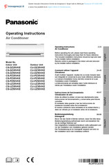Panasonic KIT-UZ35-VKE Operating Instructions Manual
