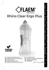 Flaem Rhino Clear Ergo Plus Operating Instructions Manual