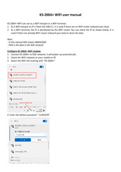 Onwa KS-200A+ User Manual
