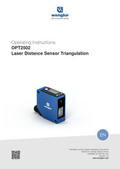Wenglor OPT2502 Operating Instructions Manual