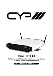 CYP SDM-HBT1-TX Operation Manual