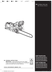 Kingfisher ERT1037CHN Original Instructions Manual