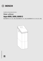 Bosch AQ 4000 S Installation And Operating Instructions Manual
