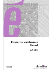 Philips AX-201 Preventive Maintenance Manual