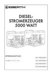 EBERTH GG3-ERD5000E-1 Operating Instructions Manual