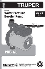 Truper PRE-1/6 Manual