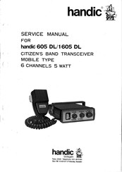 Handic 605 DL Service Manual