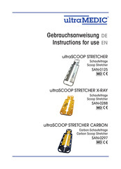 ultraMEDIC ultraSCOOP STRETCHER Instructions For Use Manual