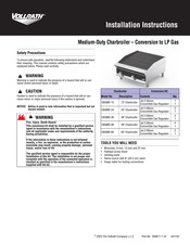 Vollrath CBGMD-12 Installation Instructions Manual