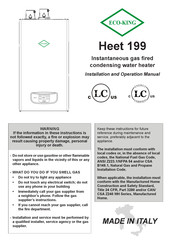 Eco-King Heet 199 Installation And Operation Manual