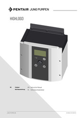 Pentair Jung Pumpen HIGHLOGO Instruction Manual