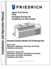 Friedrich Zoneaire Select PZE15K5SC Installation And Operation Manual