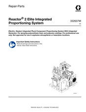 Graco Reactor 2 E-30i Elite with heat Repair Parts