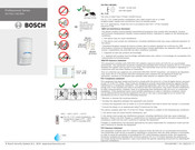Bosch ISC-PDL1-WC30G Manual