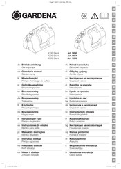 Gardena 4300 Silent Operator's Manual