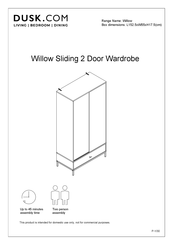 DUSK Willow Console Table Manual
