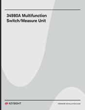 Keysight Technologies 34980A Installation Manual