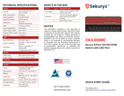 SEKURYX CK4-D208C Quick Start Manual