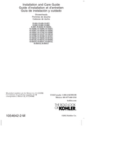 Kohler K-14786 Installation And Care Manual