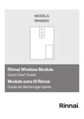 Rinnai RWM200 Quick Start Manual