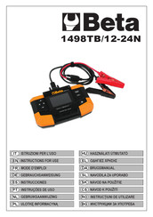 Beta 1498TB/12-24N Instructions For Use Manual