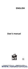 HT HT52/05 User Manual