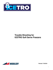 Middleby ICETRO ISI-163ST Troubleshooting Manual