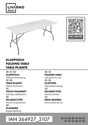 LIVARNO home 364927 2107 Instructions For Use Manual