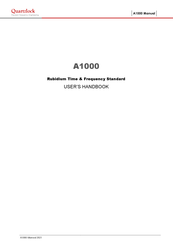 Quartzlock A1000 User Handbook Manual