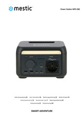 MESTIC Power Station MPS-200 User Instructions